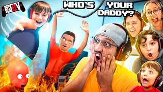 WHOS YOUR DADDY Save the Little Dumb Things FGTeeV 6 Player Challenge [upl. by Konikow299]