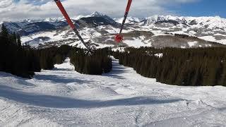 Skiing Crested Butte Extremes Sock it Too Me Ridge and Staircase March 12th 2021 [upl. by Ahcila608]