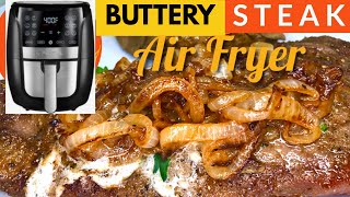 Air Fryer Steak Buttery and Juicy  NEW YORK STRIP STEAK MUST TRY [upl. by Nove292]