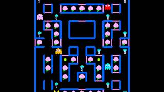 Arcade Game Super PacMan 1982 Namco [upl. by Atnahc]