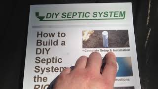 DIY Septic System  How to Build a DIY Septic System the Right Way [upl. by Erl404]