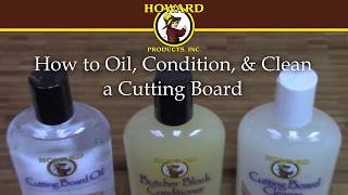 How to Oil Condition amp Clean a Cutting Board [upl. by Emorej]