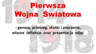 1 wojna światowa prezentacja [upl. by Nasya351]