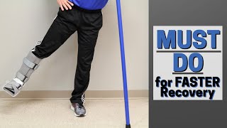 MUST Do Exercises with Injured Foot or Ankle Faster Recovery [upl. by Benton297]