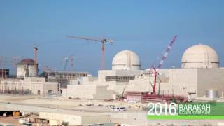 Construction progress at UAEs Barakah Nuclear Energy Plant [upl. by Enyaj123]