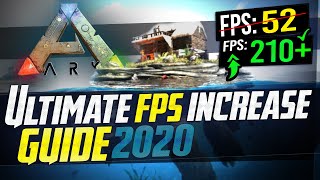 🔧 ARK Survival Evolved Dramatically increase performance  FPS with any setup 2020 FPS BOOST [upl. by Nichani]