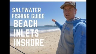 How to Catch Saltwater Fish from Shore Beach Inshore with No Boat [upl. by Eseuqcaj349]