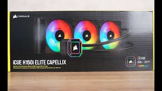 iCue H150i Elite Capellix Unboxing [upl. by Aciraa262]