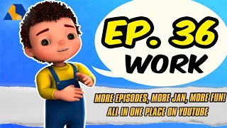 Jan Cartoon in Urdu  Work  Official Cartoon Remastered  S01 E36 [upl. by Leuamme]