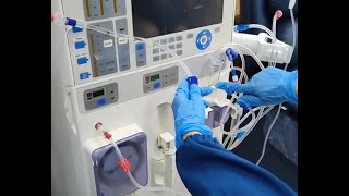 How to start a Dialysis Machine  Eco Priming Fresenius 4008S [upl. by Rhoads125]