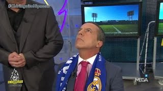 quotHALA MADRIDquot Cristóbal Soria se vuelve madridista por la hipnosis [upl. by Josler]