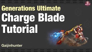 MHGU Charge Blade Tutorial [upl. by Natsyrt]