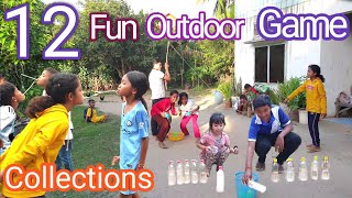 12 Collections Of Fun Outdoor Games [upl. by Aksehcnarf]