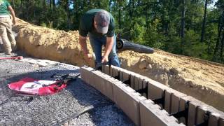 Installing Belgard Tandem Wall [upl. by Erastus]