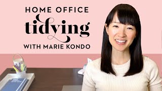 How To Tidy A Home Office With Marie Kondo [upl. by Roban796]