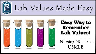 EASY TRICKS to Remember Lab Values Nursing NCLEX USMLE [upl. by Marcell]