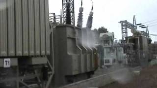 110 kV transformer switching on line [upl. by Anuska]