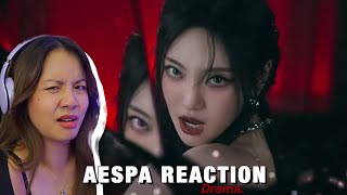 RETIRED DANCER REACTS TO— AESPA quotDramaquot MV [upl. by Clemente]