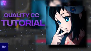 Quality CC  After Effects Tutorial [upl. by Nnylram]