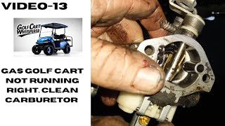 Ezgo clean and adjust carburetor [upl. by Leid]