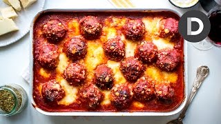 The BEST Baked Meatballs [upl. by Ronnoc148]