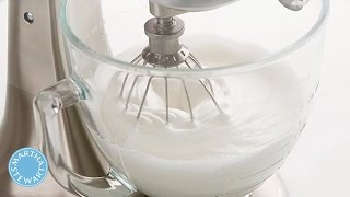 How to Make French Meringue Martha Stewart [upl. by Leonor389]