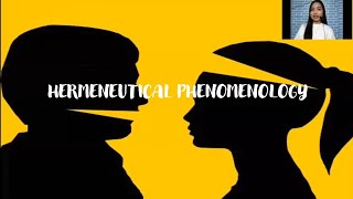 HERMENEUTICAL PHENOMENOLOGY [upl. by Ardnohs]