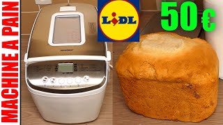 machine à pain LIDL SILVERCREST SBB 850 F2 Bread Maker Brotbackautomat Macchina per il pane [upl. by Gussie]