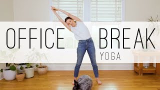 Office Break Yoga  14Minute Yoga Practice [upl. by Yssor]