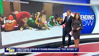 Toy Story 3 IRL on FOX 10 Phoenix [upl. by Ynohtnanhoj]