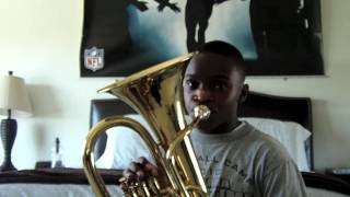 How to Play the Baritone Jonathon Lewis [upl. by Redle]