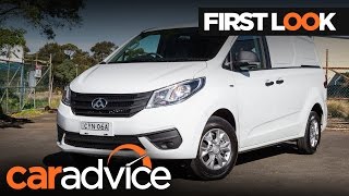 2017 LDV G10 Turbo First Look Review  CarAdvice [upl. by Nylyaj273]