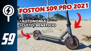 NOVIDADE REVIEW COMPLETO DO FOSTON S09 PRO  O NOVO PATINETE ELÉTRICO DA FOSTON [upl. by Ronaele]