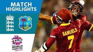 Brathwaite Hits 4 Sixes To Win  England vs West Indies  ICC Mens WT20 FINAL  Highlights [upl. by Anileba]