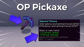 How To Get A Efficiency 32767 Pickaxe in Minecraft Updated 2021 [upl. by Llenahc]