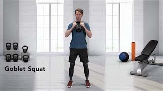 How to do a Kettlebell Goblet Squat [upl. by Noisla]