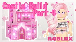 ♡ PRINCESS SKY CASTLE SPEED BUILD PART 4 ♡ ADOPT ME ROBLOX Leah Ashe Castle [upl. by Vullo]