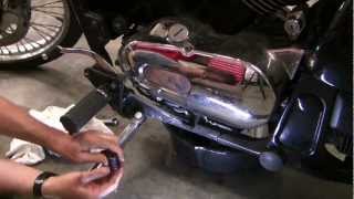 How to change motorcycle oil Kawasaki Vulcan [upl. by Devona]