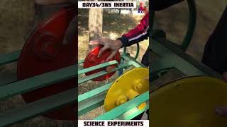 moment of inertia  physics experiments shorts science experiment [upl. by Jobyna]