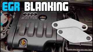 EGR Blanking  EGR Cooler Delete on Audi A3 20 TDi [upl. by Novikoff]