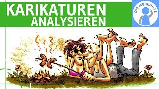 Karikaturen analysieren amp interpretieren einfach erklärt  Geschichte Politik Gesellschaft [upl. by Ennaehr22]