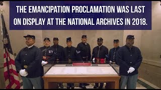 Emancipation Proclamation 156th Anniversary at National Archives 2019 [upl. by Ailedroc]