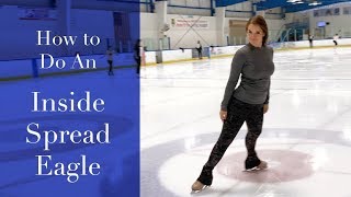 How To Do a Spread Eagle on Ice Inside Spread Eagle Skating Tutorial [upl. by Ivonne987]