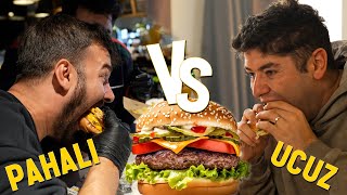 EN UCUZ VS EN PAHALI HAMBURGER [upl. by Aileon]