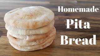 How to Make Homemade Pita Bread  Pita Recipe [upl. by Anauqed]