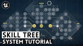 How To Create a Skill Tree System  UE4 Tutorial [upl. by Siednarb]