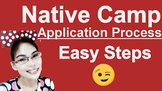 How to apply at Native Camp Full application process [upl. by Matejka]