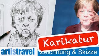 Gesicht  Karikatur  Ähnlichkeit  Ganz einfach Zeichnen lernen 23 [upl. by Tletski]