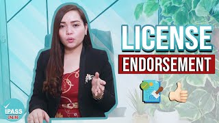 USA LICENSE ENDORSEMENT What do you need to know about endorsement  IPASS Processing [upl. by Remat6]