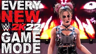 Every New Game Mode In WWE 2K22 [upl. by Imoen]